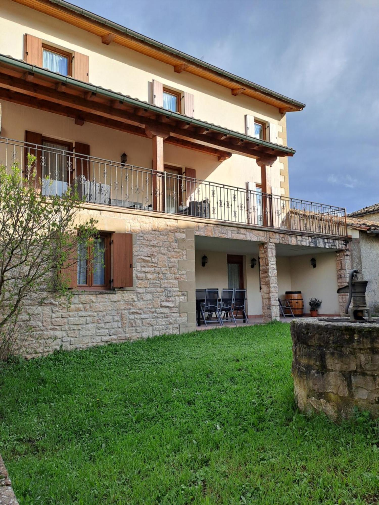 Casa Rural Torreblanca Urroz Esterno foto